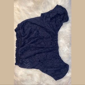 Hollister Off the Shoulder Crop Top